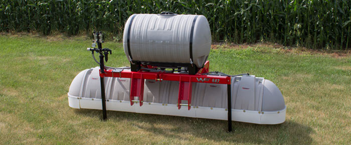 Three-Point Hitch Broadcast Hooded Utility Sprayer